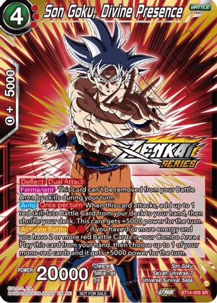 Son Goku, Divine Presence (Event Pack 12) (BT14-005) - Tournament Promotion Cards Foil