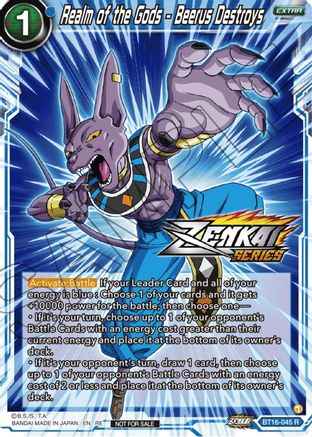 Realm of the Gods - Beerus Destroys (Event Pack 12) (BT16-045) - Tournament Promotion Cards Foil