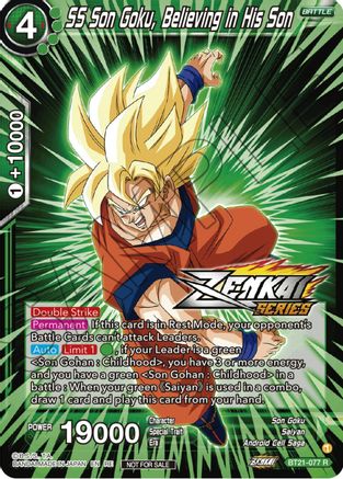 SS Son Goku, Believing in His Son (Event Pack 12) (BT21-077) - Tournament Promotion Cards Foil