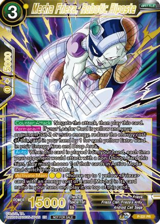 Mecha Frieza, Robotic Riposte (Alt. Art Card Set 2023 Vol. 2) (P-331) - Tournament Promotion Cards Foil