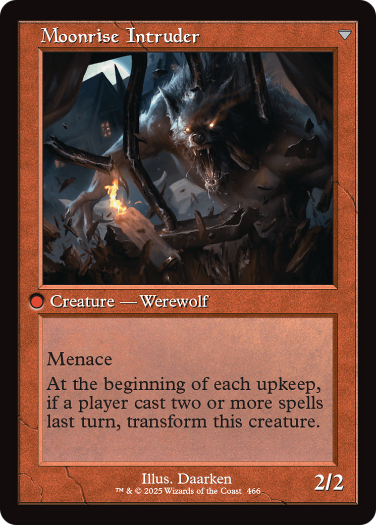 Village Messenger // Moonrise Intruder (INR-466) - Innistrad Remastered Foil