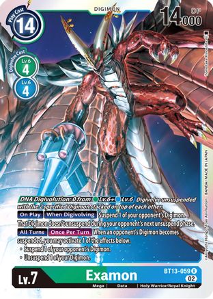 Examon (BT13-059) - Versus Royal Knights Foil