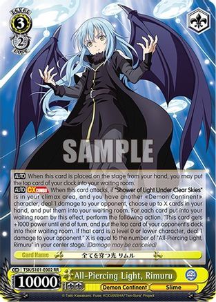All-Piercing Light, Rimuru (TSK/S101-E002 RR) - That Time I Got Reincarnated as a Slime Vol.3