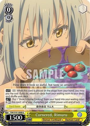 Cornered, Rimuru (TSK/S101-E008 U) - That Time I Got Reincarnated as a Slime Vol.3