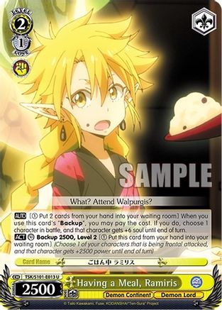 Having a Meal, Ramiris (TSK/S101-E013 U) - That Time I Got Reincarnated as a Slime Vol.3