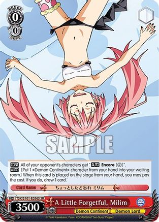 A Little Forgetful, Milim (SR) (TSK/S101-E056S SR) - That Time I Got Reincarnated as a Slime Vol.3