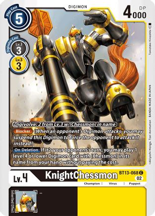 KnightChessmon BT13-068 (BT13-068) - Versus Royal Knights