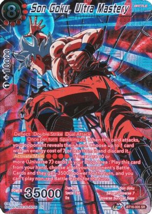 Son Goku, Ultra Mastery (Alternate Art) (BT16-005) - Collectors Selection Vol 3 Foil