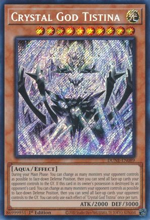 Crystal God Tistina (DUNE-EN089) - Duelist Nexus 1st Edition