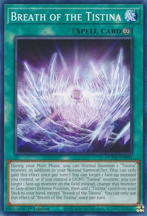 Breath of the Tistina (DUNE-EN091) - Duelist Nexus 1st Edition