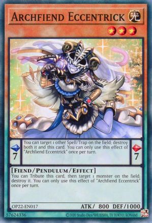 Archfiend Eccentrick (OP22-EN017) - OTS Tournament Pack 22 Unlimited