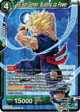 SS Son Gohan, Building Up Power (BT22-064) - Critical Blow