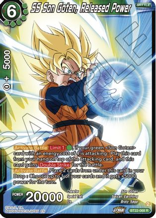 SS Son Goten, Released Power (BT22-068) - Critical Blow