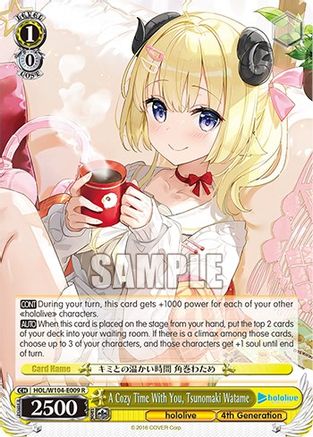 A Cozy Time With You, Tsunomaki Watame (HOL/W104-E009 R) - hololive production Vol.2