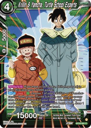 Krillin & Yamcha, Turtle School Experts (BT22-061) - Critical Blow