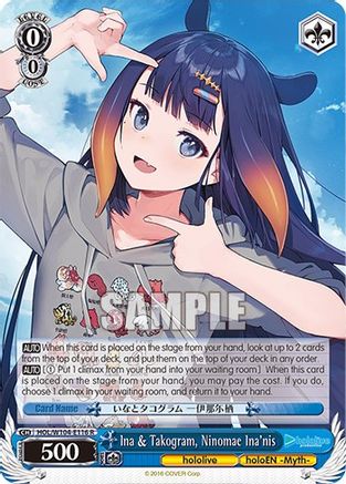 Ina & Takogram, Ninomae Ina'nis (HOL/W104-E116 R) - hololive production Vol.2