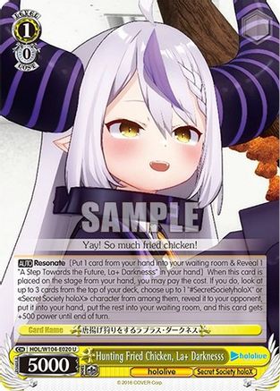Hunting Fried Chicken, La+ Darknesss (HOL/W104-E020 U) - hololive production Vol.2