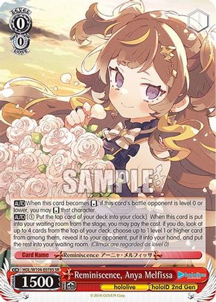 Reminiscence, Anya Melfissa (SR) (HOL/W104-E078S SR) - hololive production Vol.2