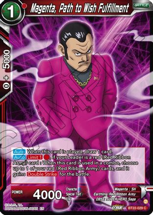 Magenta, Path to Wish Fulfillment (BT22-029) - Critical Blow