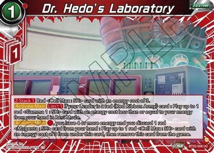 Dr. Hedo's Laboratory (BT22-008) - Critical Blow
