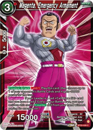 Magenta, Emergency Armament (BT22-028) - Critical Blow