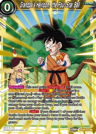 Grandpa's Heirloom, the Four-Star Ball (BT22-112) - Critical Blow Foil