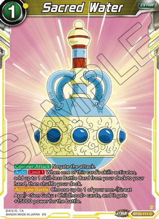 Sacred Water (BT22-111) - Critical Blow Foil