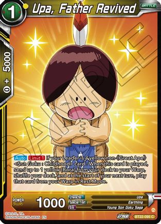Upa, Father Revived (BT22-095) - Critical Blow Foil