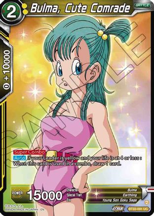 Bulma, Cute Comrade (BT22-091) - Critical Blow Foil