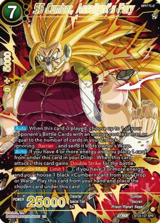 SS Cumber, Assailant's Fury (SPR) (BT22-127) - Critical Blow Foil