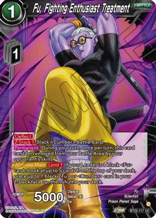 Fu, Fighting Enthusiast Treatment (BT22-117) - Critical Blow