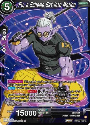 Fu, a Scheme Set Into Motion (BT22-125) - Critical Blow Foil
