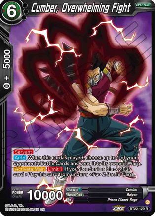 Cumber, Overwhelming Fight (BT22-129) - Critical Blow Foil