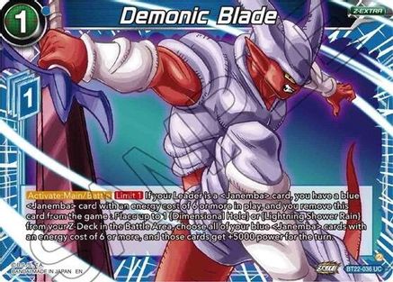 Demonic Blade (BT22-036) - Critical Blow Foil