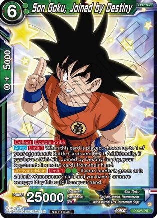 Son Goku, Joined by Destiny (Zenkai Series Tournament Pack Vol.5) (P-525) - Tournament Promotion Cards