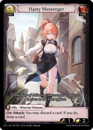 Hasty Messenger (139) - Promotional Cards