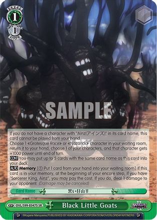 Black Little Goats (SR) (OVL/S99-E047S SR) - Nazarick: Tomb of the Undead Vol.2