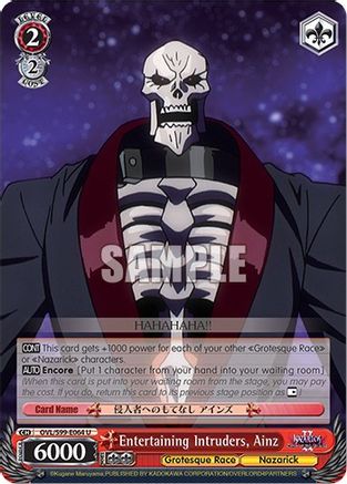 Entertaining Intruders, Ainz (OVL/S99-E064 U) - Nazarick: Tomb of the Undead Vol.2