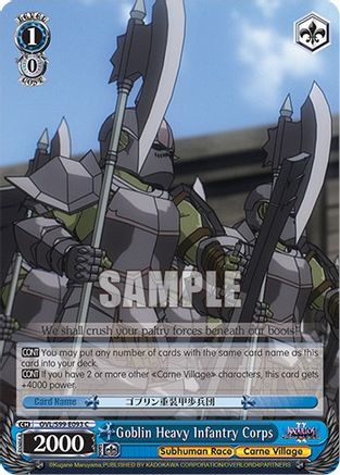 Goblin Heavy Infantry Corps (OVL/S99-E093 C) - Nazarick: Tomb of the Undead Vol.2