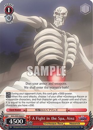 A Fight in the Spa, Ainz (OVL/S99-E068 C) - Nazarick: Tomb of the Undead Vol.2