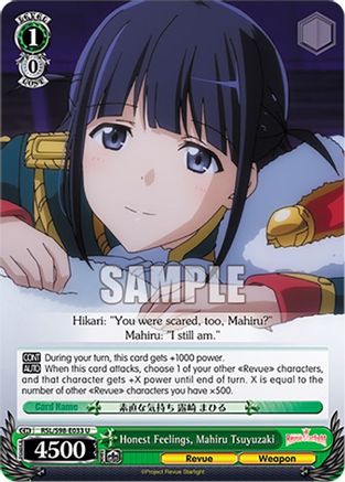 Honest Feelings, Mahiru Tsuyuzaki (RSL/S98-E033 U) - Revue Starlight The Movie