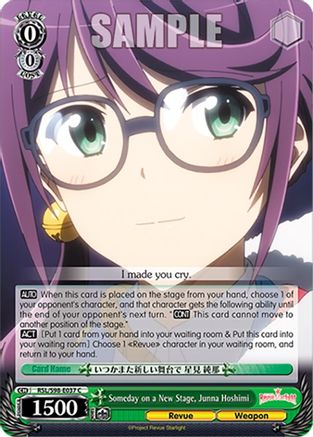 Someday on a New Stage, Junna Hoshimi (RSL/S98-E037 C) - Revue Starlight The Movie