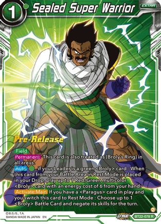 Sealed Super Warrior (BT22-078) - Critical Blow PreRelease Cards Foil