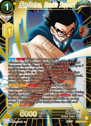 Son Gohan, Rookie Support (EX23-29) - Expansion Deck Box Set 23 Premium Anniversary Box 2023 Foil