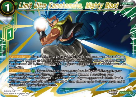 Limit Ultra Kamehameha, Mighty Blast (EX23-21) - Expansion Deck Box Set 23 Premium Anniversary Box 2023 Foil