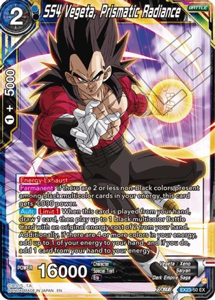 SS4 Vegeta, Prismatic Radiance (EX23-50) - Expansion Deck Box Set 23 Premium Anniversary Box 2023 Foil