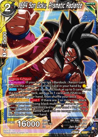 SS4 Son Goku, Prismatic Radiance (EX23-51) - Expansion Deck Box Set 23 Premium Anniversary Box 2023 Foil