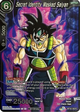 Secret Identity Masked Saiyan (Championship Selection Pack 2023 Vol.3) (BT10-140) - Tournament Promotion Cards Foil