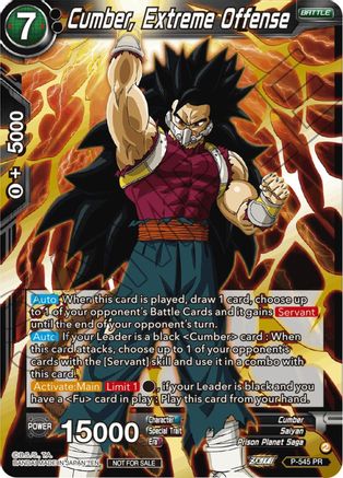 Cumber, Extreme Offense (Championship Selection Pack 2023 Vol.3) (Gold-Stamped) (P-545) - Tournament Promotion Cards Foil