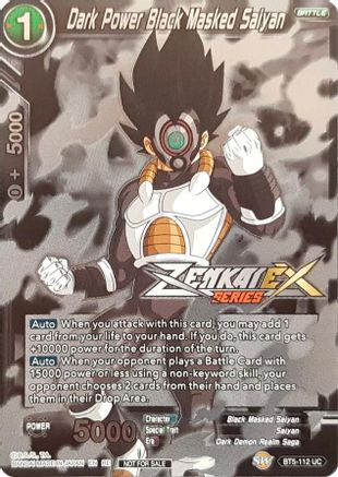 Dark Power Black Masked Saiyan (Event Pack 13) (BT5-112) - Tournament Promotion Cards Foil